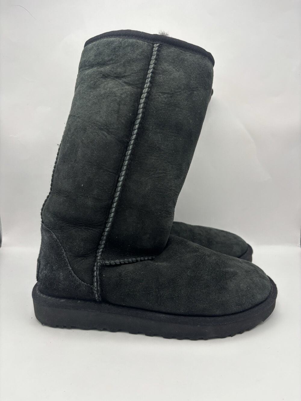 Ugg Classic Classic Tall II Black Boots Women Size 6